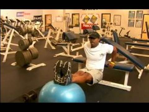 Egzersizleri Ve Üst Vücut Fitness Curl : Physioball Dip Kaslarınız İçin Egzersiz  Resim 1