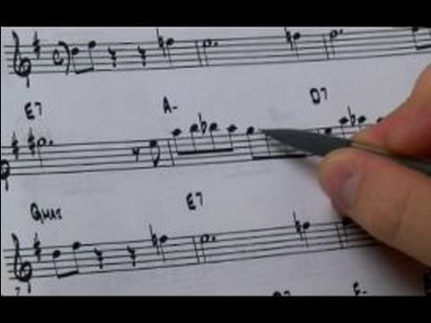 G Anahtar Bir Müzikal Sahte Kitap Okumayı: Tedbirler 5 Ve 6 G Büyük Bir Caz Şarkısı Oynama Resim 1