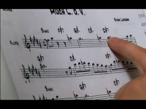 Nasıl B Ses Müzik Sahte Bir Kitabı Okumak İçin : B Büyük Bir Caz Şarkısı Oynayan 3 Ve 4 Önlemler  Resim 1