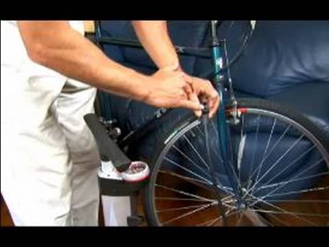 Nasıl Bir Bisiklet Lastiği Tamir İçin: Bisiklet Lastik Basınç Kontrol Etmek İçin Nasıl Resim 1