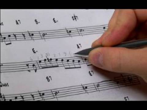 Nasıl D Ses Müzik Sahte Bir Kitap Okumak : D Büyük Bir Caz Şarkısı Oynayan 5 Ve 6 Önlemler  Resim 1
