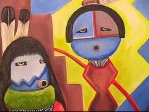 Nasıl Geleneksel Navajo Boya İçin Sanat: Geleneksel Navajo Sembolleri İle Çalışan Sanat