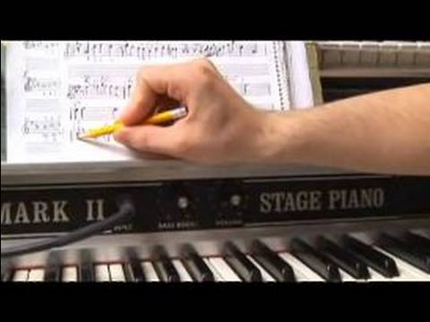 Nasıl Piyano Melodileri A Play: Majör Piyano Bir Melodi Dokuzuncu Ve Onuncu Ölçüleri Öğrenme Resim 1