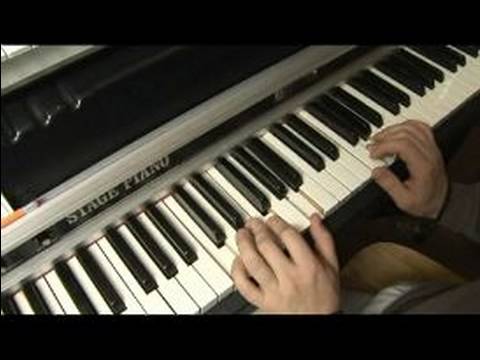Nasıl Piyano Melodileri C Oynamak İçin: Beşinci Ve Altıncı Önlemler Piyano Melodi İçinde C Major Öğrenme