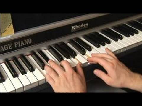 Nasıl Piyano Melodileri F Oynamak İçin: Beşinci Ve Altıncı Önlemler Piyano Melodi İçinde F Binbaşı Öğrenme Resim 1