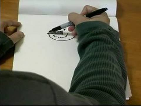 Noel Karakter Karikatür Çizmek İçin Nasıl: Nasıl Bir Çizgi Film Kardan Adam Baş Beraberlik İçin