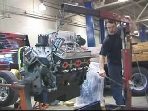 Pt. 1: Bir Ford Thunderbird Bir Chevy 350 Kurulur: Nasıl Bir Motor Vinç Bir Motoru Takmak İçin Resim 1