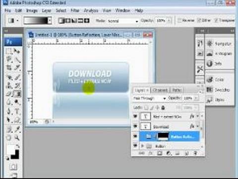 Adobe Photoshop Web Grafik Öğretici: Photoshop Web Düğmeleri Yansıma Ekleme