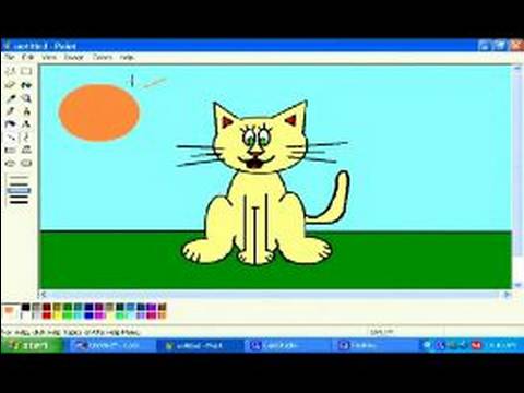 Bir Karikatür Ms Paint Ayar Çekmek İçin Nasıl, Microsoft Paint'te Karikatür Hayvanlar Çizim :  Resim 1