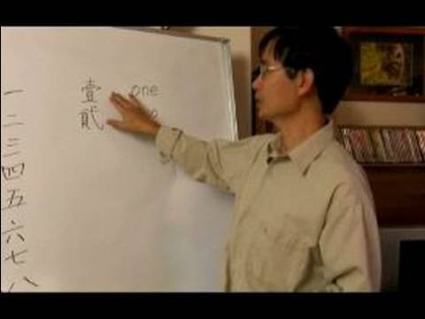 Çince Karakterler Ve Yazma Konturlar: 3 Ve 4 Numaraları Çince Olarak Yazmak İçin Kolay Yolu Resim 1