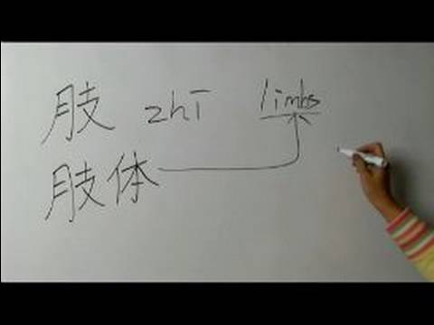 Nasıl Ay Çin Radikal İle Yazılır: Bölüm 1: Çincede 'bacaklarda' Yazmak İçin Nasıl Resim 1