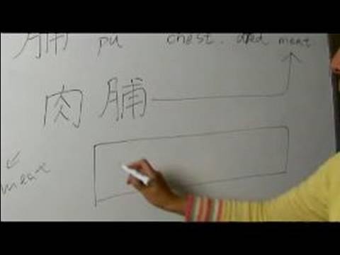 Nasıl Ay Çin Radikal İle Yazılır: Bölüm 5: Çincede 'göğüs' Yazmak İçin Nasıl