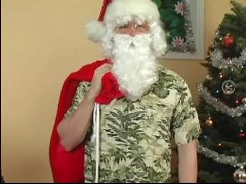 Nasıl Bir Noel Baba Kostüm Yapmak: Hawaiian Bir Noel Baba Olmak Nasıl Resim 1