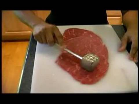 Nasıl İspanyolca Yapmak Kotletpane Biftek: İspanyolca Biftek Tedavi İçin Biftek Tenderizing Resim 1