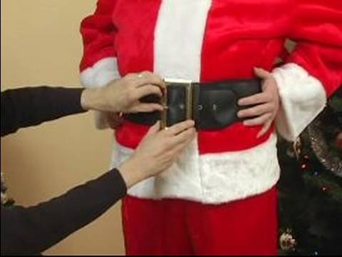 Nasıl Santa Claus Kılık Yapmak: Nasıl Bir Noel Baba Kostümü Bir Kemer Eklemek