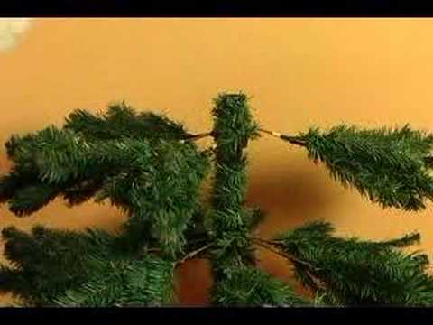 Nasıl Set Up Yapay Bir Noel Ağacı: Nasıl Küçük Dalları İçin Yapay Bir Noel Ağacı Eklemek İçin Resim 1