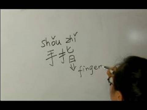Nasıl Vücut Parçası Çin Semboller Iı Yazın: "parmak" Çince Semboller Yazmak İçin Nasıl
