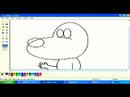 Microsoft Paint'te Karikatür Hayvanlar Çizim: Bir Çizgi Film Dogâ € ™ S Burun Ve Gözler Ms Paint'te Çizim Yapmak Nasıl
