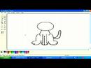 Microsoft Paint'te Karikatür Hayvanlar Çizim: Bir Karikatür Kedi Kulakları Ms Paint'te Çizim Yapmak Nasıl