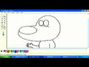 Microsoft Paint'te Karikatür Hayvanlar Çizim: Bir Çizgi Film Dogâ € ™ S Burun Ve Gözler Ms Paint'te Çizim Yapmak Nasıl Resim 3
