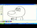 Microsoft Paint'te Karikatür Hayvanlar Çizim: Bir Çizgi Film Dogâ € ™ S Burun Ve Gözler Ms Paint'te Çizim Yapmak Nasıl Resim 4
