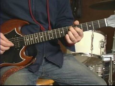 Elektrik Gitar Guitar Hero Iı Şarkı Oynamak: Jane's Bağımlılığı Tarafından "dur!" Oynamayı Resim 1