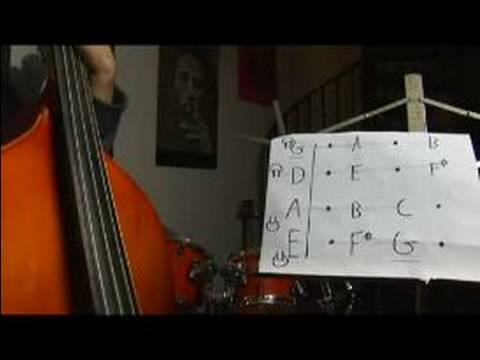 G Bas Bir Grafik Okumayı G Major Bass Swing Müziği Dik : 
