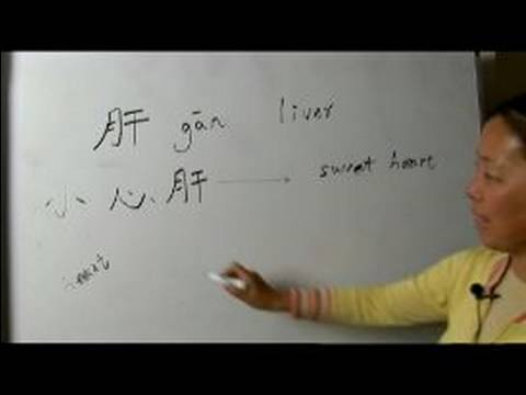 Nasıl Ay Çin Radikal İle Yazılır: Bölüm 1: 'canım' Çince Yazma Konusunda