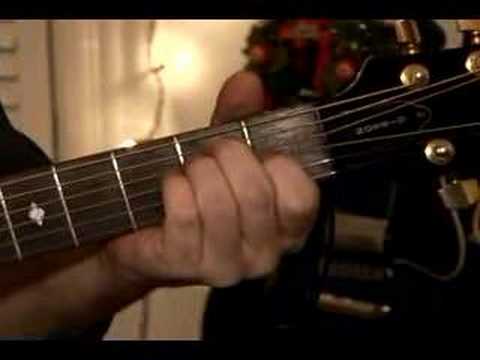 Nasıl Mavi Noel Üzerinde Akustik Gitar: Nasıl Mavi Noel İlk Ayet Gitar Pt 2 Oynamak İçin Resim 1