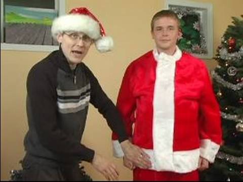 Nasıl Santa Claus Kılık Yapmak: Nasıl Bir Ceket Bir Noel Baba Kostümü Eklemek İçin Resim 1