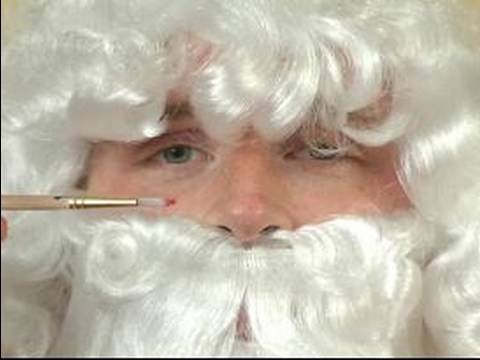 Nasıl Santa Claus Kılık Yapmak: Nasıl Bir Noel Baba Kostümü Yüz Makyaj Eklemek Resim 1