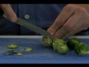 Brüksel Lahanası Ve Kızarmış Patlıcan Nasıl Pişirilir : Brüksel Lahanası Nasıl Kesilir  Resim 3