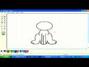 Ms Paint'te Bir Karikatür Kedi İle İlgili Ayrıntılar Çizmek İçin Nasıl Microsoft Paint'te Karikatür Hayvanlar Çizim :  Resim 3