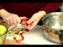 Geleneksel Hanuka Davranır : Kesmek İçin Nasıl & Patates Mücveri Eşlik Etmek İçin Elma Kabuğu Elma  Resim 4