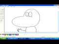 Microsoft Paint'te Karikatür Hayvanlar Çizim: Çizgi Film Köpek Silah Ms Paint'te Çizim Yapmak Nasıl Resim 4