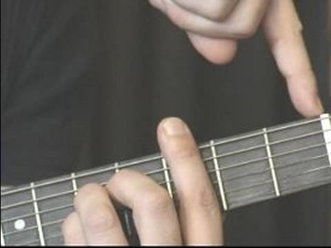 Kafeste Akor Gitar Çalma Yöntemi : Gitar Üzerinde C Bir Akor Oyun Sürümleri 3 Ve 4 
