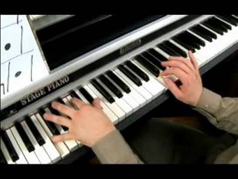Blues F Anahtarında Piyano: F Binbaşı Blues Ölçeği 5 Akor Üzerinde Piyano
