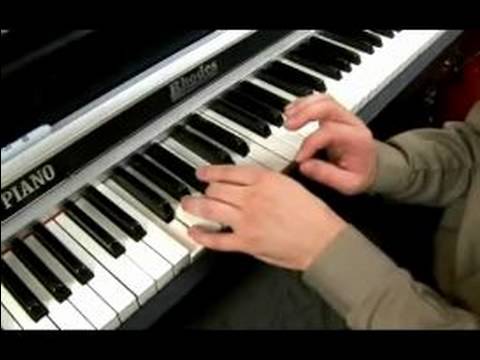 Blues F Anahtarında Piyano: F Küçük Blues Ölçekler Üzerinde Piyano
