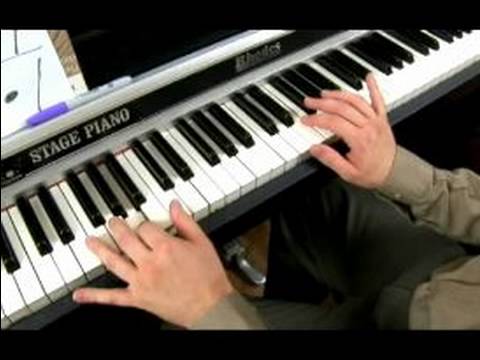 D Tuşuna Blues Piyano : re Majör Blues Ölçek 1 Akor Oynarken Piyano  Resim 1