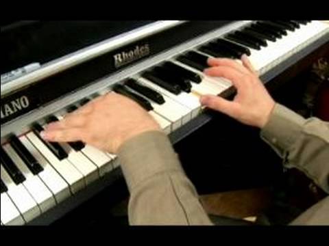 G Tuşuna Blues Piyano : sol Majör Blues Ölçeği 4 Akor Oynarken Piyano 
