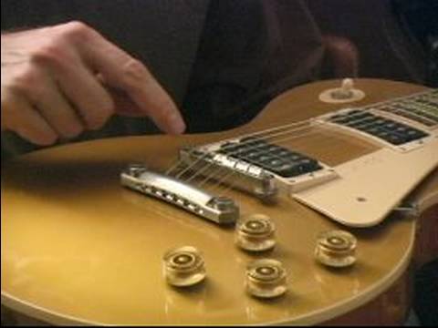 Gibson Les Paul: Elektro Gitar Kurulum: Parçaları Bir Les Paul Gitar Ayarlamak İçin Resim 1