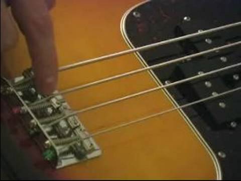 Nasıl Kurulum Bir Fender Bas: Nasıl Bir Bas Gitar Köprü Eyer Ayarlamak İçin