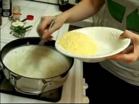 Polenta Yeşil Mutfak Pişirmek Nasıl: Yeşil Polenta Tarifi Pişirme: Bölüm 1
