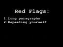 Nasıl Anında Yazma Geliştirmek İçin: Kırmızı Bayraklar Yazılı Geliştirmek İzlemek İçin Resim 3