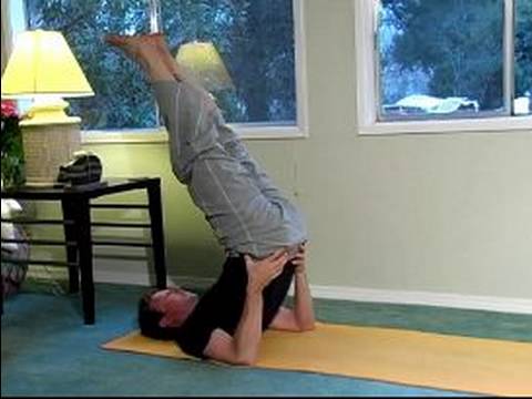 Hatha Yoga Pozlar & Öğretim : Hatha Yoga Duruyor Omuz 