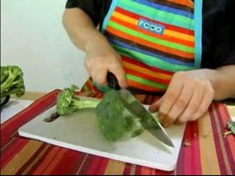 Nasıl Sebze Plakalı Yapmak: Brokoli Kesmek Nasıl