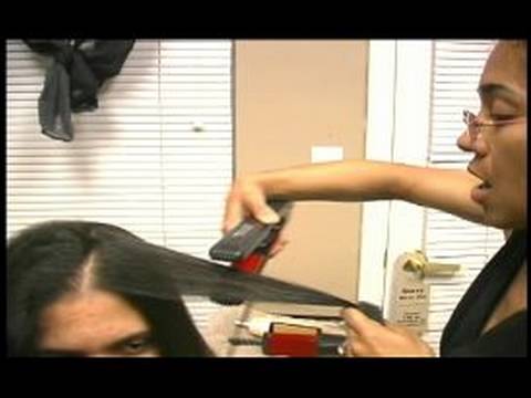 Kıvırcık Saç Düzeltmek İçin Nasıl : Düz Demir İle Ön Saç Düzeltmek İçin Nasıl 