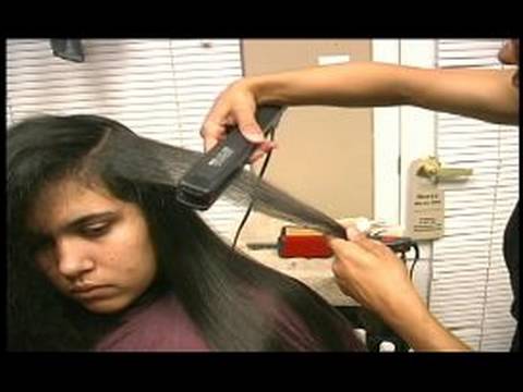 Kıvırcık Saç Düzeltmek İçin Nasıl : Saç Düzleştirme İçin İpuçları  Resim 1