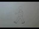 Yürüyüş Döngüsü Animasyon Kareleri Yeniden Çizmek İçin Nasıl Döngüsü Animasyon Yürüyüş :  Resim 3