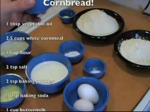 Kolay Jalapeno Ve Skillet Cornbread Tarifleri: Mısır Ekmeği Malzemeler